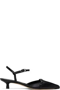 Черные кожаные туфли Melia на каблуке-рюмочке Aeyde