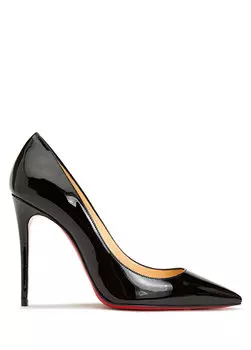 Черные кожаные туфли на шпильке kate Christian Louboutin