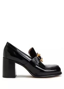 Черные кожаные туфли на высоком каблуке monsieur Bottega Veneta