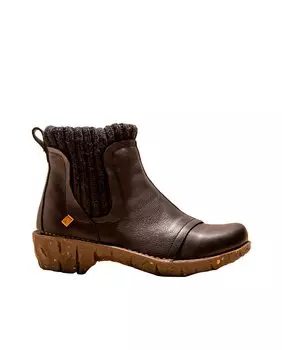 Черные кожаные женские ботильоны El Naturalista, черный