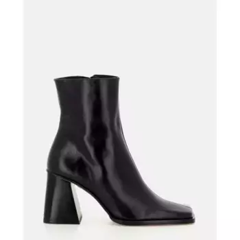 Черные кожаные женские сапоги Alohas, черный