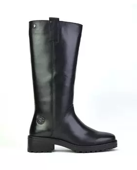 Черные кожаные женские сапоги Kangaroos, черный