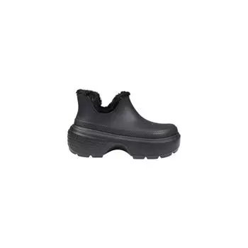 Черные крослайтовые ботинки Crocs