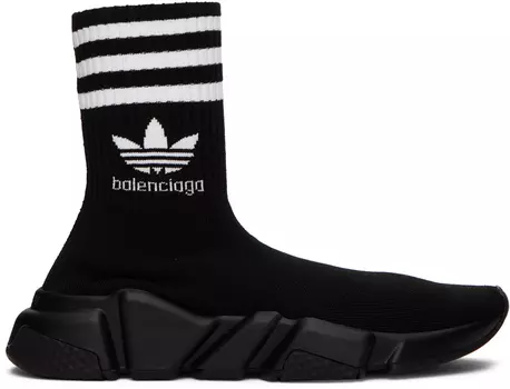 Черные кроссовки adidas Originals Edition Speed Balenciaga