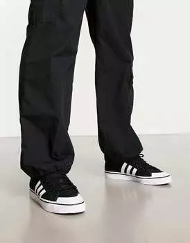 Черные кроссовки adidas Originals Nizza