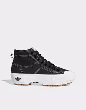 Черные кроссовки adidas Originals Nizza Trek