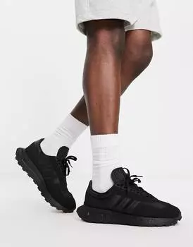 Черные кроссовки adidas Originals Retropy E5