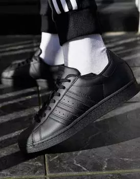Мужские кроссовки Adidas Originals Superstar, черный