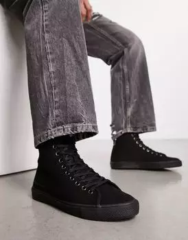 Черные кроссовки AllSaints Bryce