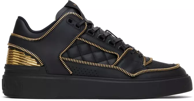 Черные кроссовки B-Court Balmain