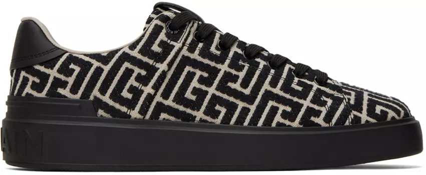 Черные кроссовки B-Court Balmain