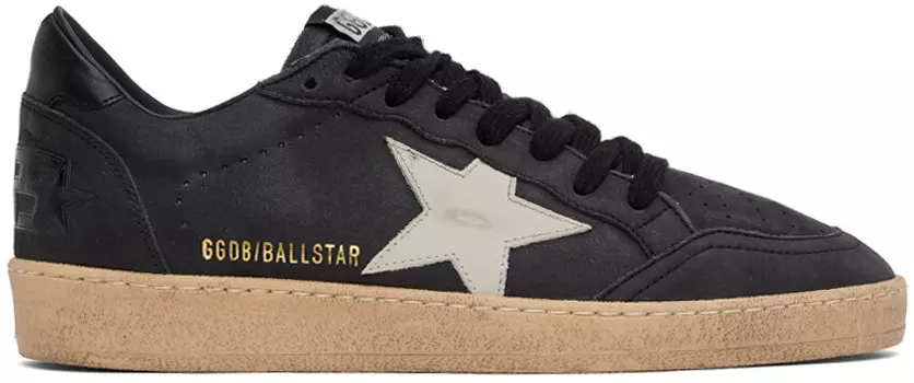 Черные кроссовки Ball Star LTD Golden Goose