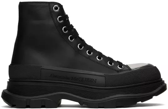 Черные кроссовки-боксеры для собак Alexander McQueen