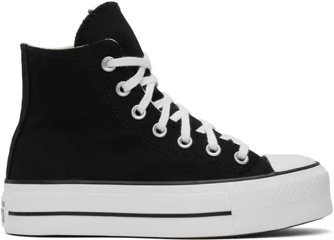 Черные кроссовки Chuck Taylor All Star Canvas Platform High Top Converse
