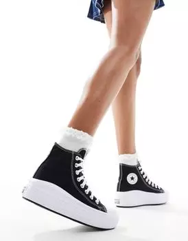 Черные кроссовки Converse Chuck Taylor All Star Move Hi
