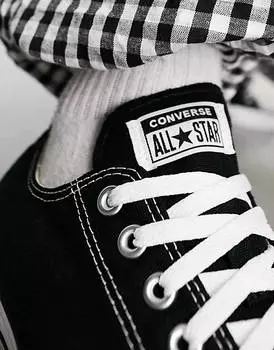 Черные кроссовки Converse Chuck Taylor All Star Ox
