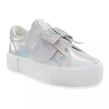 Черные кроссовки для девочек BCBG Girls Pharaoh Little Kids, цвет Silver