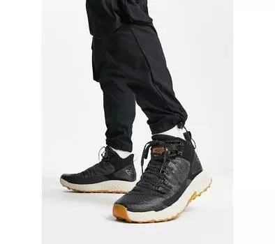 Черные кроссовки для трейлраннинга New Balance Hierro Mid