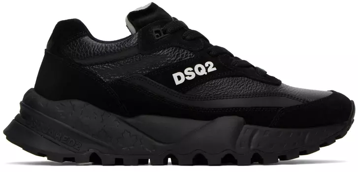 Черные кроссовки Free Dsquared2