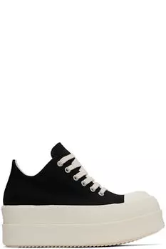 Черные кроссовки Hollywood Double Bumper Low Sneaks Rick Owens DRKSHDW