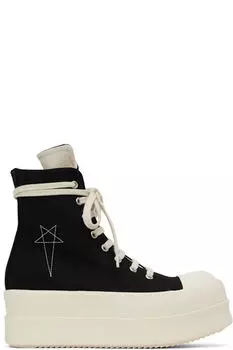Черные кроссовки Hollywood Double Bumper Rick Owens DRKSHDW