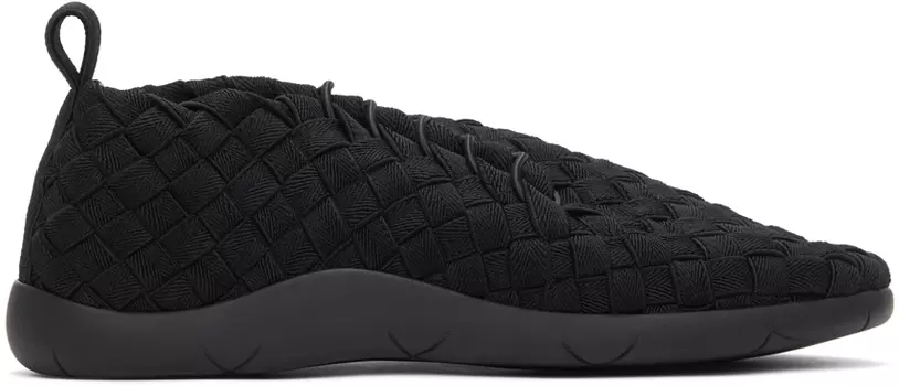 Черные кроссовки Intrecciato Bottega Veneta
