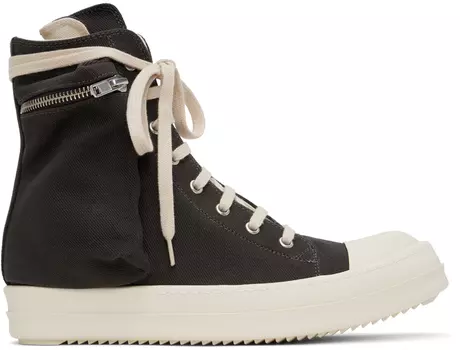 Черные кроссовки карго Rick Owens Drkshdw