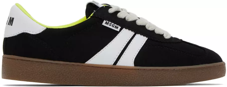 Черные кроссовки MSGM в стиле ретро