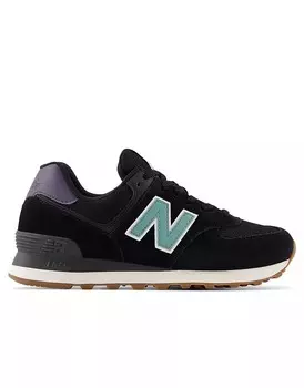 Черные кроссовки New Balance 574, черный