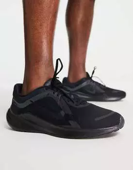 Черные кроссовки Nike Running Quest 5