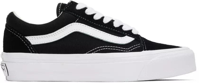 Черные кроссовки Old Skool 36 Vans, черный/белый
