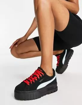 Черные кроссовки Puma X Dua Lipa Mayze SD