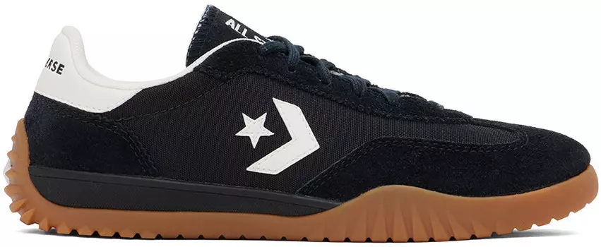 Черные кроссовки Run Star Trainer Low Top Converse, Black/Egret/Honey