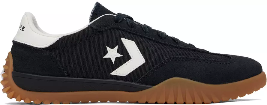 Черные кроссовки Run Star Trainer Low Top Converse, Black/Egret/Honey