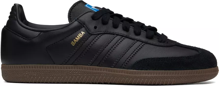 Черные кроссовки Samba OG Adidas Originals, Core black/Core black/Gum