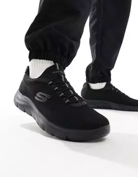 Черные кроссовки Skechers Summits