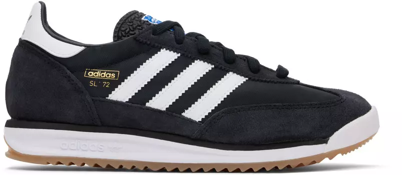 Черные кроссовки SL 72 RS Adidas Originals, Core black/Cloud white/Blue