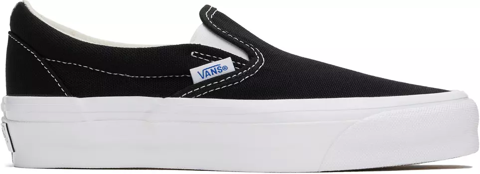 Черные кроссовки Slip-On Reissue 98 Vans, черный/белый