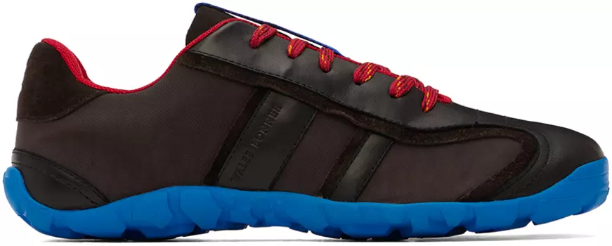 Черные кроссовки со вставками Wales Bonner