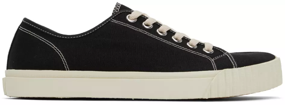 Черные кроссовки таби Maison Margiela