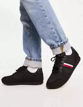 Черные кроссовки Tommy Hilfiger