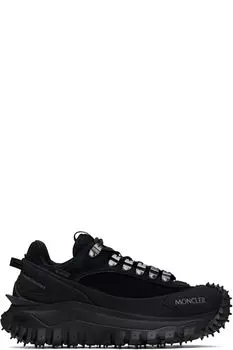 Черные кроссовки Trailgrip Apex из кожи и замши Moncler