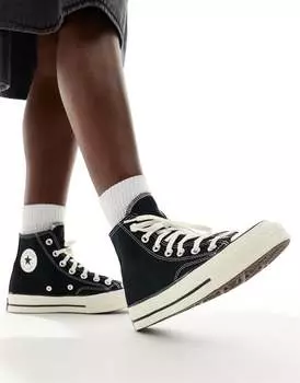 Черные кроссовки унисекс Converse Chuck 70 Hi