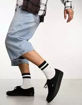 Черные кроссовки Vans Authentic