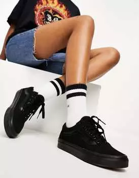 Черные кроссовки Vans Old Skool