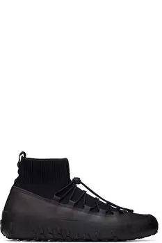 Черные кроссовки Vibram Wrap On LEMAIRE