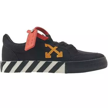 Черные кроссовки Vulc Low Orange Design Off-White, черный