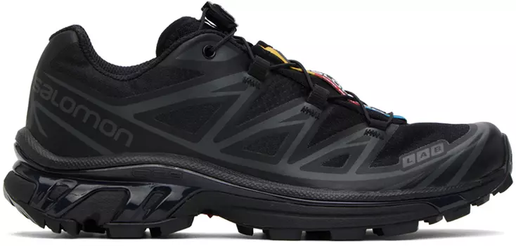 Черные кроссовки XT-6 Salomon, Black/Black/Phantom
