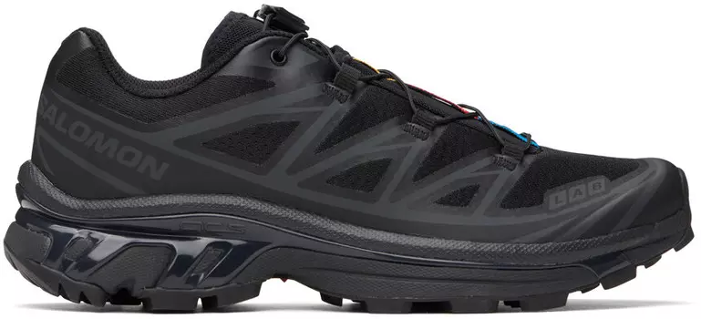 Черные кроссовки XT-6 Salomon, Black/Black/Phantom