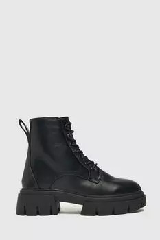 Черные кружевные ботильоны и ботинки Asher Schuh, черный